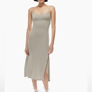 ARITZIA Wilfred Dreamweaver Dress. BNWOT. Never Worn. S. Taupe.